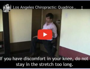 West Hollywood Chiropractor Knee Pain